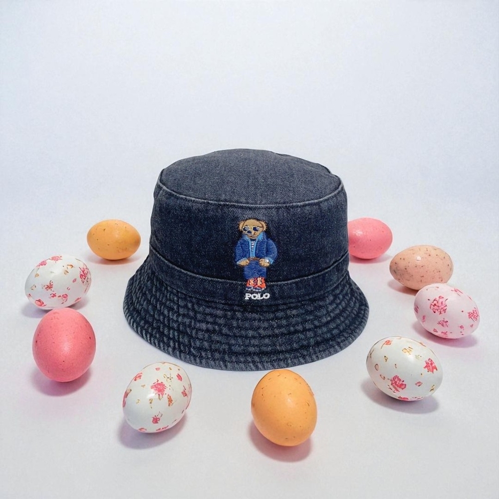 Polo by Ralph Lauren Navy Denim Bucket Hat